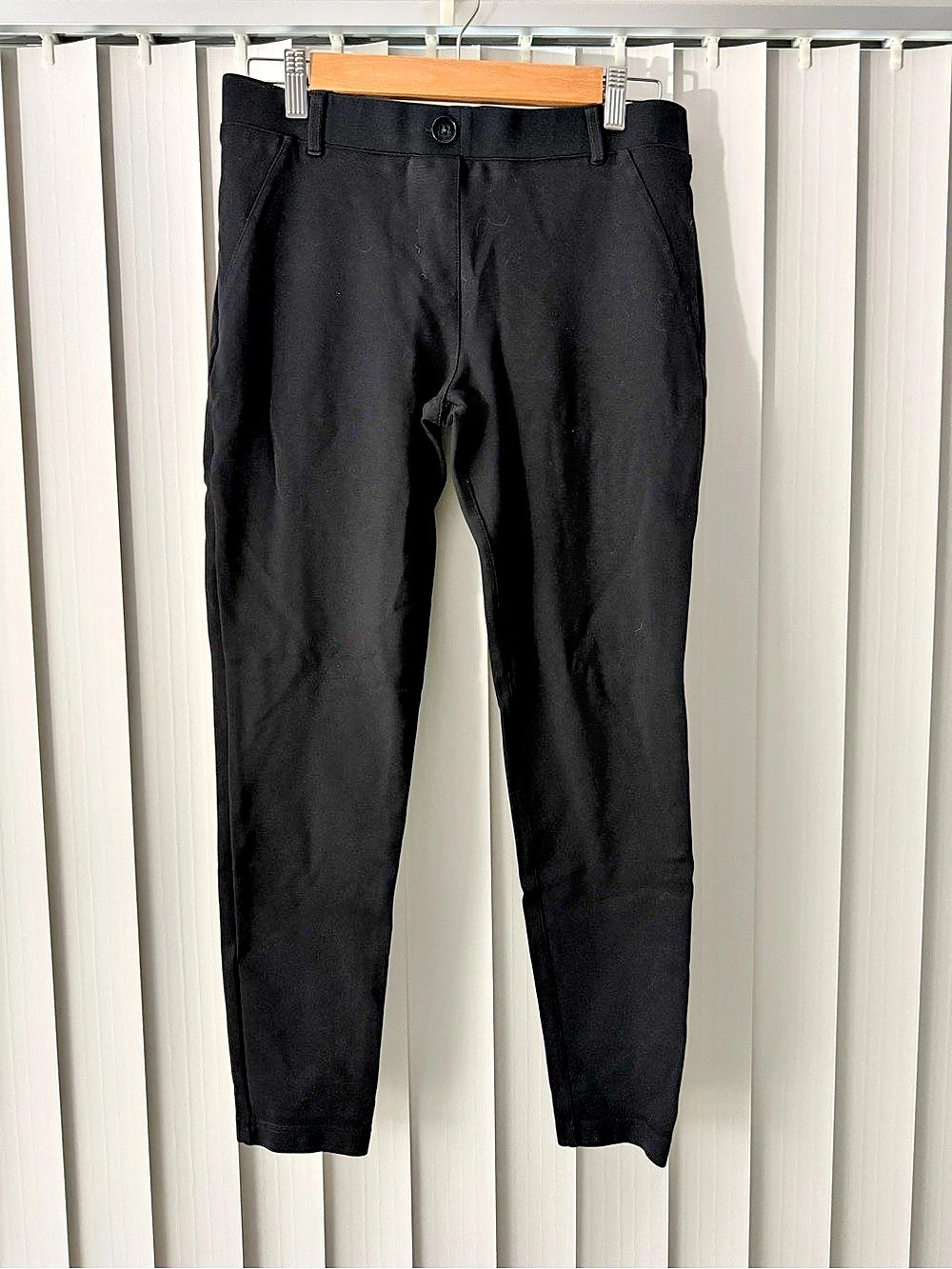 Betabrand Classic Dress Pant Yoga Pant Black Skinny Pants